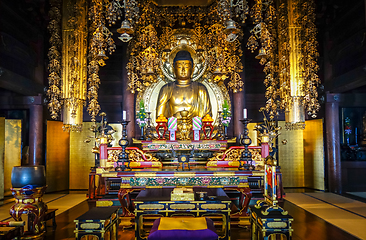 Image showing Golden Buddha in Chion-In Temple, Kyoto, Japan