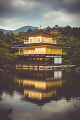 Image showing Kinkaku-ji golden temple, Kyoto, Japan