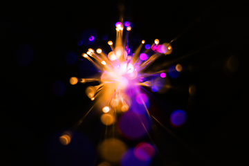 Image showing Light explosion background