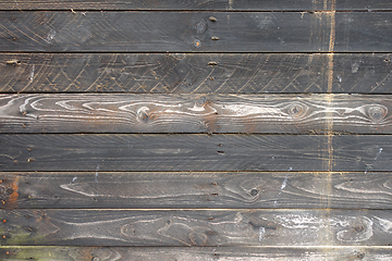 Image showing Old wood board painted grey
