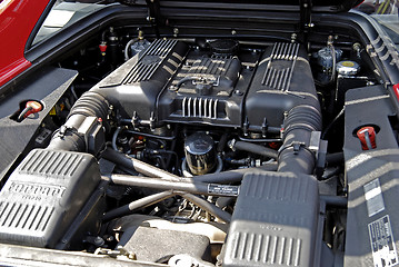 Image showing Ferrari engine