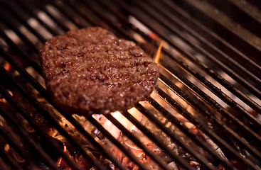 Image showing delicious grilled meat on barbecue