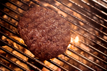 Image showing delicious grilled meat on barbecue