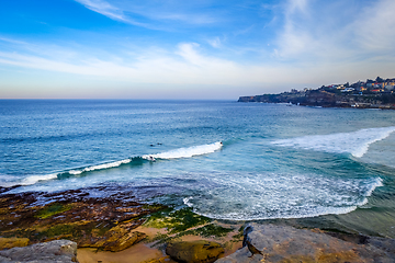 Image showing Bronte and Tamarama Beaches, Sidney, Australia