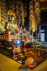 Image showing Golden Buddha in Chion-In Temple, Kyoto, Japan