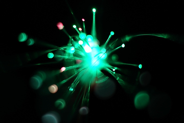 Image showing Light explosion background