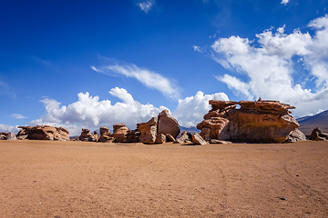 Image showing Siloli desert in sud Lipez reserva, Bolivia