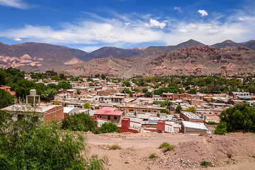 Image showing Tilcara city, Argentina