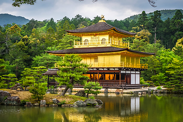 Image showing Kinkaku-ji golden temple, Kyoto, Japan