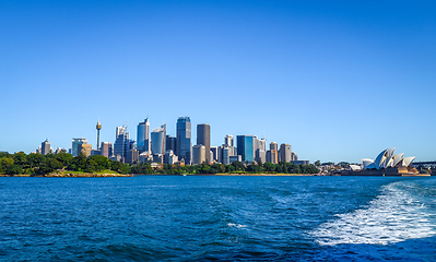 Image showing Sydney city center and Opera House, Australia