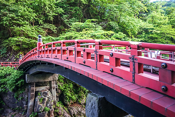 Image showing Shinkyo bridge, Nikko, Japan