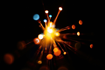 Image showing Light explosion background
