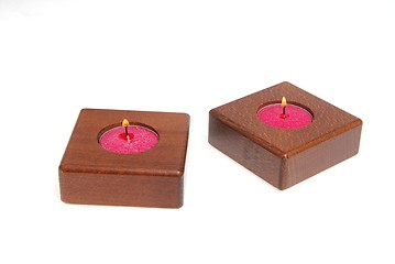 Image showing Two Candles