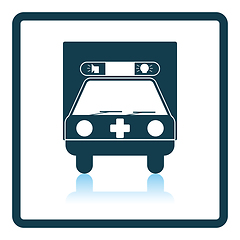 Image showing Ambulance car icon