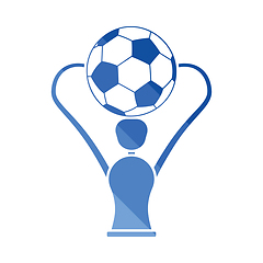 Image showing Soccer cup  icon