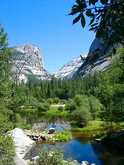 Image showing Mirror Lake at Yosemite