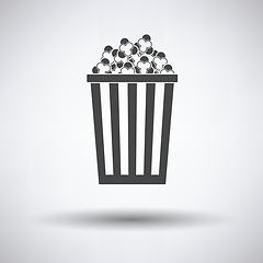 Image showing Cinema popcorn icon