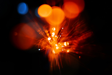 Image showing Light explosion background