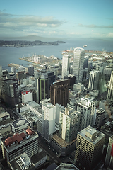 Image showing Auckland aerial view, New Zealand