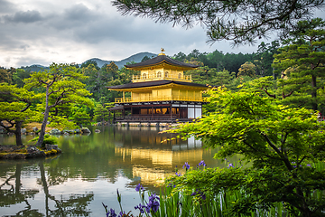 Image showing Kinkaku-ji golden temple, Kyoto, Japan