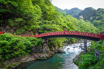 Image showing Shinkyo bridge, Nikko, Japan