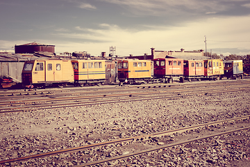 Image showing Train station in Uyuni, Bolivia