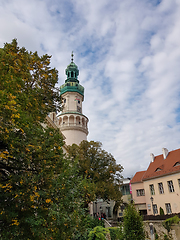 Image showing View of the fire tower, Sopron