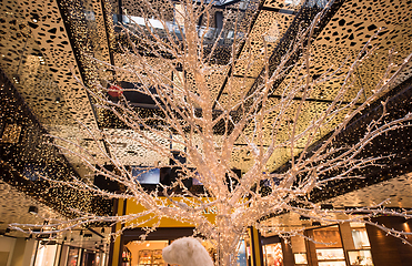 Image showing Glowing white tree