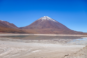 Image showing Clear altiplano laguna in sud Lipez reserva, Bolivia