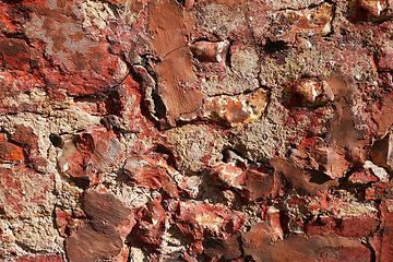 Image showing Brick wall detail texture background