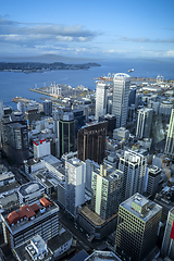 Image showing Auckland aerial view, New Zealand