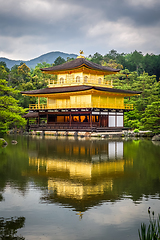 Image showing Kinkaku-ji golden temple, Kyoto, Japan