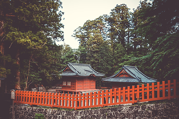 Image showing Red Shrine Nikko, Japan