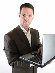 Image showing Man with Laptop