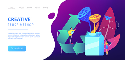 Image showing Upcycling concept landing page.