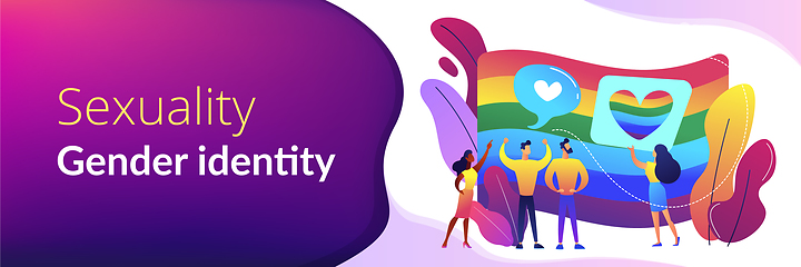 Image showing Sexuality and gender identity concept banner header.