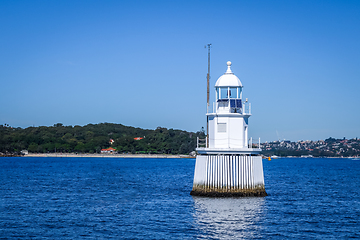 Image showing White lighthouse in Sydney, Australia