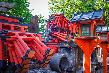 Image showing Gifts at Fushimi Inari Taisha, Kyoto, Japan