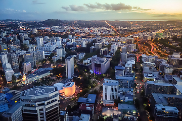 Image showing Auckland aerial view, New Zealand