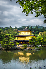 Image showing Kinkaku-ji golden temple, Kyoto, Japan