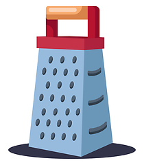 Image showing Kitchen grater vector color illustration.