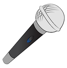 Image showing A microphone speaker vector or color illustration