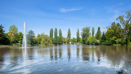 Image showing cloister lake in Sindelfingen Germany