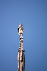 Image showing statue at Cathedral Milan Italy