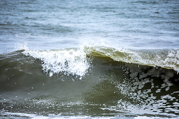 Image showing stormy ocean scenery background