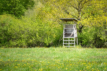 Image showing hunters tree stand