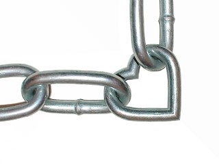 Image showing Chain with heart