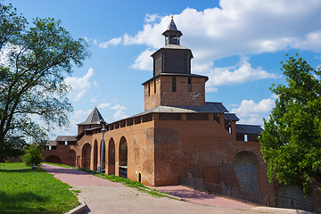 Image showing Nizhny Novgorod Kreml, one of the towers