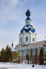 Image showing Church Assumption Blessed Virgin Mary. Pestyaki. Russia