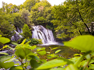 Image showing beautiful waterfall